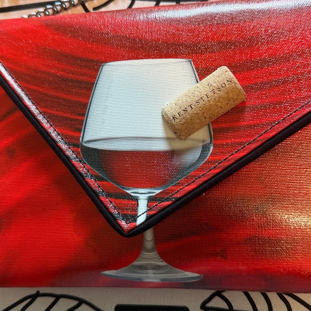 Genuine Kent Stetson "Red Wine" Signature Collection Clutch🍷